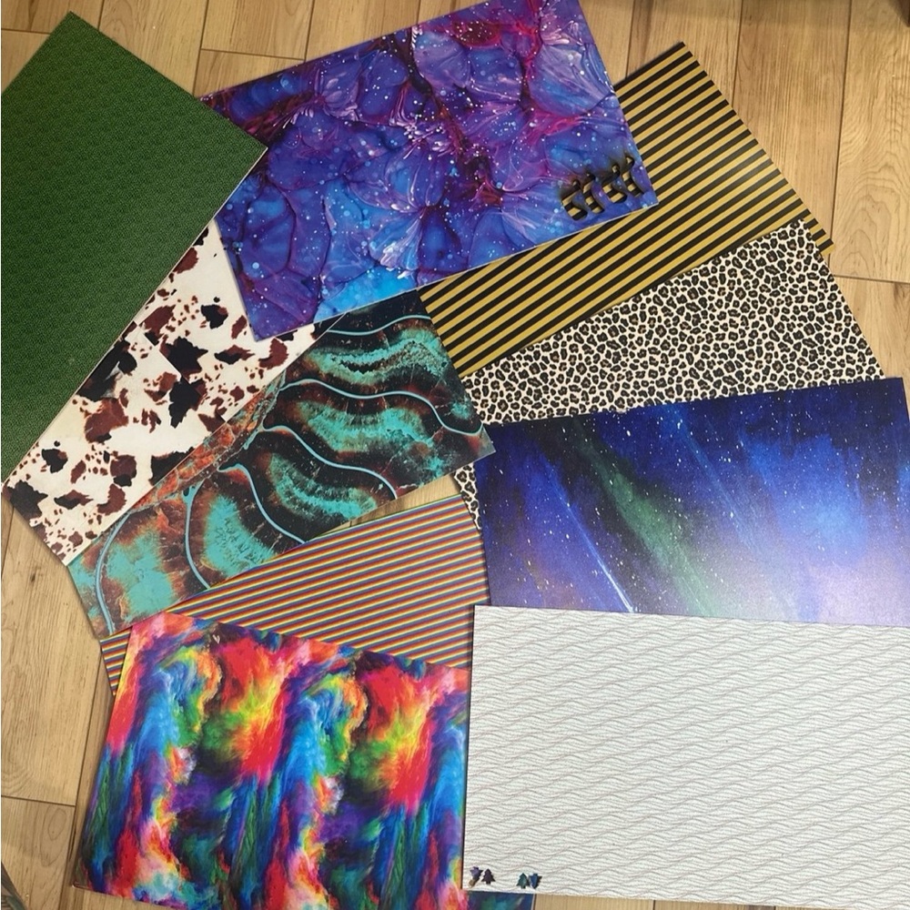 Pattern Ply 1/8” mdf board double sided lot Glowforge Boards Bundle